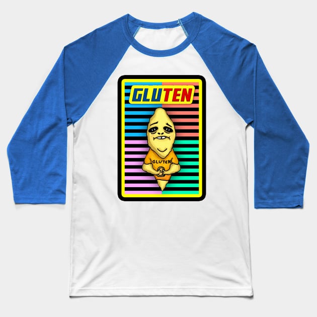 GLUTEN Baseball T-Shirt by BEAVERNIGHT